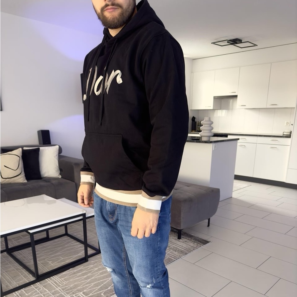 Dior '47' broided Hoodie Size Small